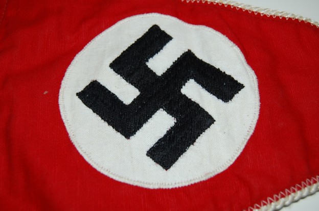 #212 Tysk Nazi flag / Vimpel - militariaweb.dk